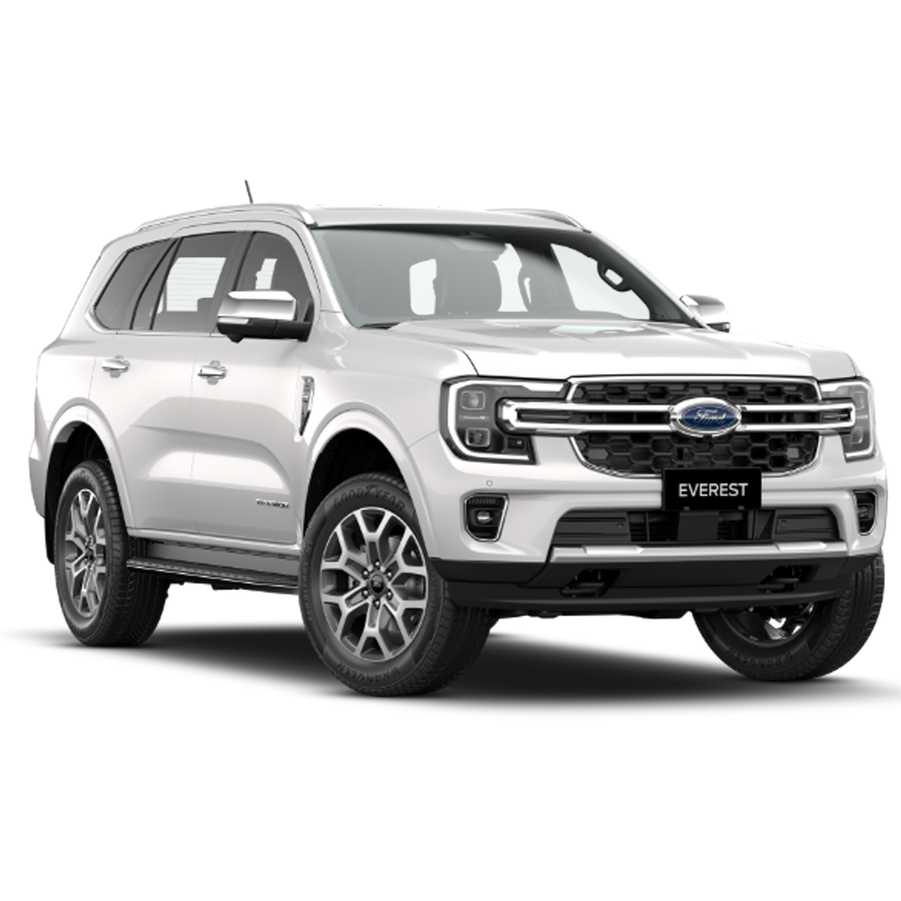 White 2024 Next-Generation Ford Everest Titanium 4x4